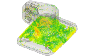 Diagram depicting the effective mold-flow of Ektor products.