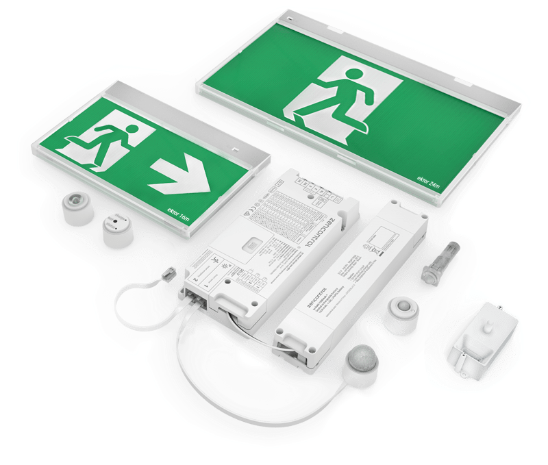 Ektor and zencontrol emergency devices